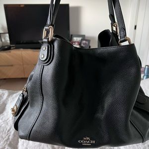 Coach black purse